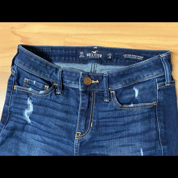 Women’s Hollister Low Rise Super Skinny Jeans Sz 0S - Picture 4 of 7